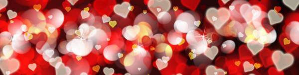 bokeh, background, love, romantic, сердечки, hearts, Valentine's Day, red
